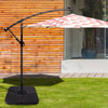 4-Piece Cantilever Umbrella Base Square Outdoor Umbrella Weights Base