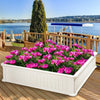 48.5" L x 48.5" W Raised Garden Bed Outdoor Rectangle Plant Box - Bestoutdor