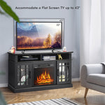 48 Inch Electric Fireplace TV Stand Fireplace Entertainment Center for TVs up to 50 Inch with 1400W Electric Fireplace