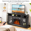 48 Inch Electric Fireplace TV Stand Fireplace Entertainment Center for TVs up to 50 Inch with 1400W Electric Fireplace