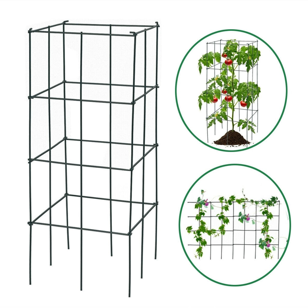 4 Pack Garden Trellis Plant Cage Support for Climbing Plants