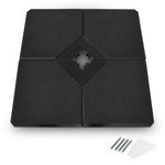 4 Piece Cantilever Offset Umbrella Base Weight, 195lbs Sand-Water Filled Umbrella Weight Plate for Poolside, Backyard, Garden