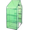 4 Tier 4 Shelves Mini Portable Walk-in Plant Greenhouse for Outdoors and Indoors - Bestoutdor