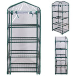 4 Tier Outdoor Portable Mini Greenhouse with Cover