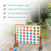 Wooden 4 in a Row Giant Game Set with Carrying Bag