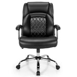 Big & Tall Office Chair 500lbs High Back Executive Chair Height Adjustable Leather Desk Chair Heavy Duty Wide Seat Swivel Task Chair