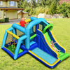 5 In 1 Castle Inflatable Bouncer Water Slide Park Bounce House With Slide Jumping Area Climbing Wall