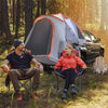 5’-5.2’ 2-Person Portable Pickup Truck Tent with Removable Rainfly & Carrying Bag
