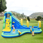 5 in 1 Giant Inflatable Water Slide Bounce House Water Park Bouncer Castle Splash Pool without Blower