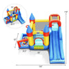 6-in-1 Inflatable Bounce House Slide Bouncy Castle Jumper with 50PCS Balls & 780W Blower for Kids 5-12 Indoor Outdoor Party Family Fun