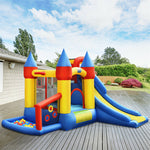 6-in-1 Kids Inflatable Bounce House Bouncy Castle Slide with Balls & 780W Blower