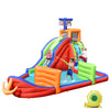 6-in-1 Pirate Ship Giant Water Park Kids Inflatable Water Slide Water Guns with 735W Blower