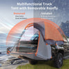 6.4’-6.7’ 2-Person Portable Pickup Truck Tent with Removable Rainfly & Carrying Bag