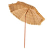 6.5 FT Portable Thatched Tiki Beach Umbrella Patio Umbrella with Tilt Mechanism