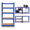 5-Tier Metal Freestanding Shelving Unit 60 Inch Garage Storage Shelves Adjustable Garage Racks Tool Organizer