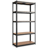 60 Inch Metal Garage Storage Shelves 5-Tier Adjustable Garage Shelves Tool Organizer