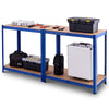 63 Inch Heavy Duty Garage Storage Shelves 4-Tier Adjustable Shelving Unit Organizer Rack