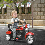 Kids Ride-On Motorcycle, 3-Wheel 6V Battery Powered Chopper Motorcycle with Headlight & Horn, ASTM-Certified Electric Toy for Boys & Girls Gifts