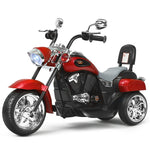 Kids Ride-On Motorcycle, 3-Wheel 6V Battery Powered Chopper Motorcycle with Headlight & Horn, ASTM-Certified Electric Toy for Boys & Girls Gifts