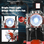 Kids Ride-On Motorcycle, 3-Wheel 6V Battery Powered Chopper Motorcycle with Headlight & Horn, ASTM-Certified Electric Toy for Boys & Girls Gifts