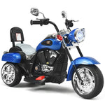 Kids Ride-On Motorcycle, 3-Wheel 6V Battery Powered Chopper Motorcycle with Headlight & Horn, ASTM-Certified Electric Toy for Boys & Girls Gifts