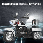 Kids Ride-On Motorcycle, 3-Wheel 6V Battery Powered Chopper Motorcycle with Headlight & Horn, ASTM-Certified Electric Toy for Boys & Girls Gifts