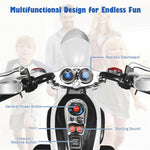 Kids Ride-On Motorcycle, 3-Wheel 6V Battery Powered Chopper Motorcycle with Headlight & Horn, ASTM-Certified Electric Toy for Boys & Girls Gifts