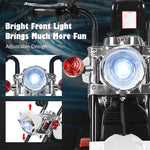 Kids Ride-On Motorcycle, 3-Wheel 6V Battery Powered Chopper Motorcycle with Headlight & Horn, ASTM-Certified Electric Toy for Boys & Girls Gifts