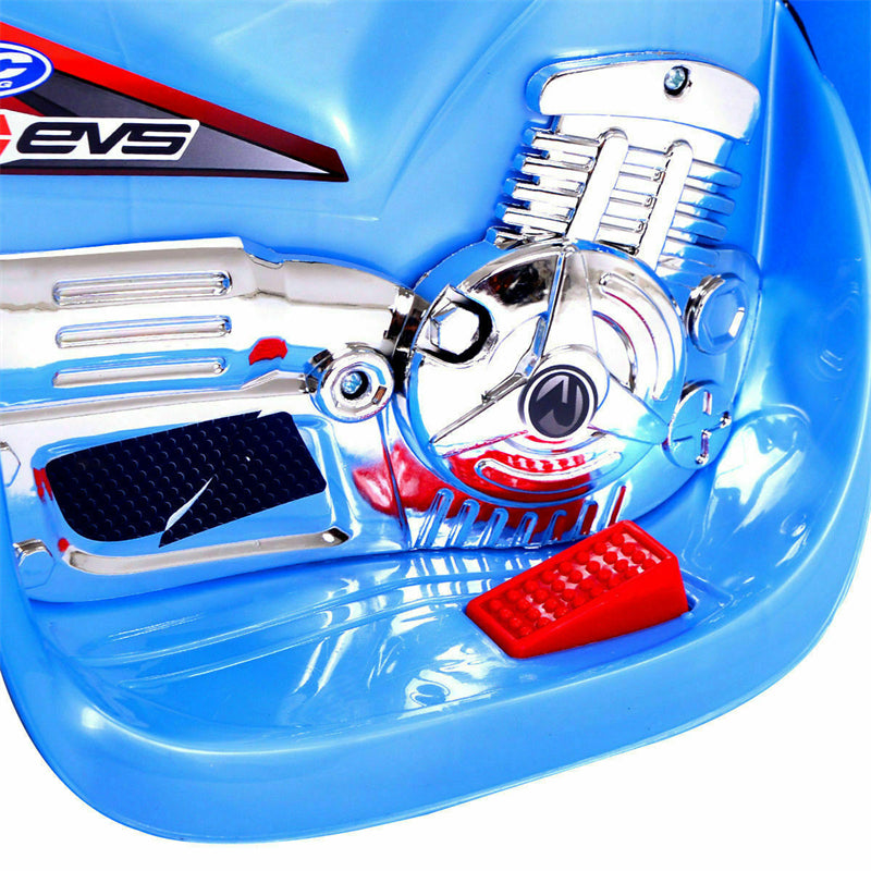 6V Kids Ride-On Motorcycle, Battery Powered 3-Wheel Motorcycle with LED Headlights, Music, Storage Trunk, Electric Motorcycle Toy for Boys/Girls