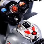 6V Kids Ride-On Motorcycle, Battery Powered 3-Wheel Motorcycle with LED Headlights, Music, Storage Trunk, Electric Motorcycle Toy for Boys/Girls