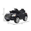 6V Battery Powered Kids Ride On Car with Remote Control & LED Lights MP3