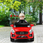 Kids Ride On Car 6V Battery Powered Electric Vehicle with Remote Control & LED Lights MP3