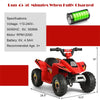6V Kids Ride-on ATV Quad Mini 4 Wheeler Battery Powered Off-Road Vehicle with Anti-Slip Wheels