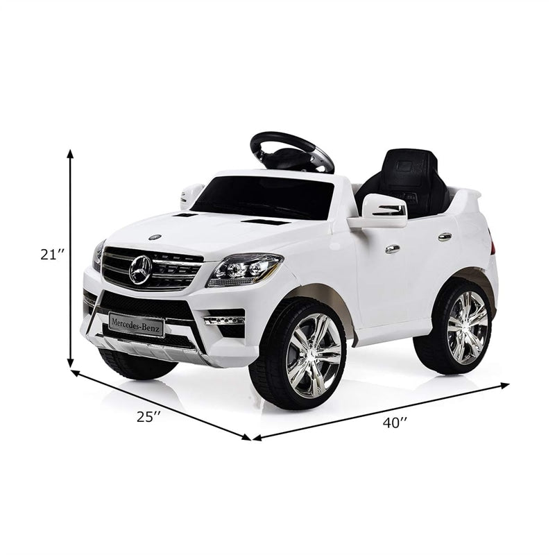 Kids Ride on Car 6V Licensed Mercedes Benz ML350 Battery Powered Electric Vehicle with Remote Control