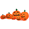 7.5 Ft Halloween Inflatable Pumpkin Patch Set of 7 with Built-in LED Lights for Outdoor Halloween Decorations
