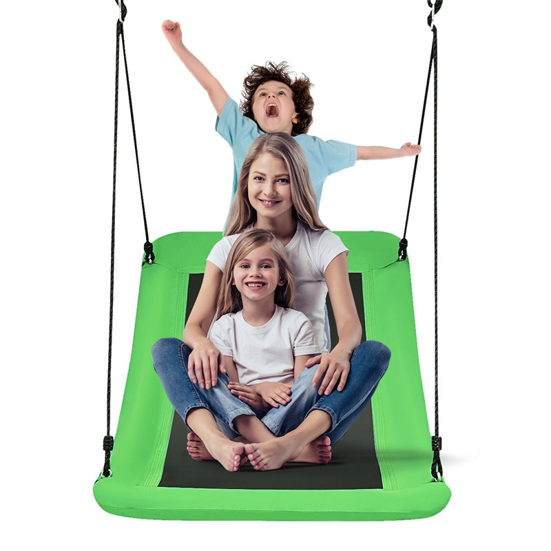 700 lbs Giant 60" Skycurve Platform Saucer Tree Swing for Kids & Adults