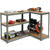 72 Inch 5-Shelf Steel Garage Storage Rack Display Stand with Adjustable Shelves