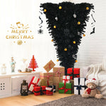 7FT Upside Down Artificial Christmas Tree for Holiday Decorations