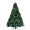 7ft Purely Green Hinged Artificial Christmas Tree with Metal Stand