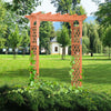 7ft Wood Garden Arbor Trellis Pergola Arch Outdoor Wedding Arbor for Climbing Plants