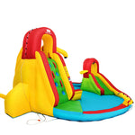 Inflatable Water Slide, 16x14FT Kids Mega Water Park with Dual Racing Slide, Large Splash Pool, Climbing Wall & Water Cannon for Backyard Party Gifts