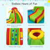 7 in 1 Inflatable Water Slide Bounce House with Climbing Wall without Blower