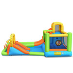 7 in 1 Kids Inflatable Water Slide Park Bounce House without Air Blower