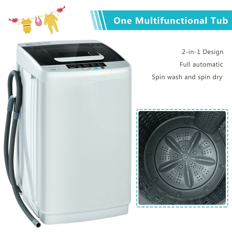 Dalxo 1.77 cu.ft 22.24-in High Efficiency Portable Washer & Dryer Combo