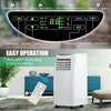 8000 BTU Portable Air Conditioner with Sleep Mode Dehumidifier Function Remote Control