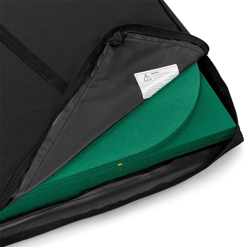 80" x 36" Folding 8 Player Deluxe Texas Poker Table Top with Carrying Bag
