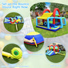 8 in 1 Inflatable Bounce House Outdoor Jumping Bouncy Castle without Blower