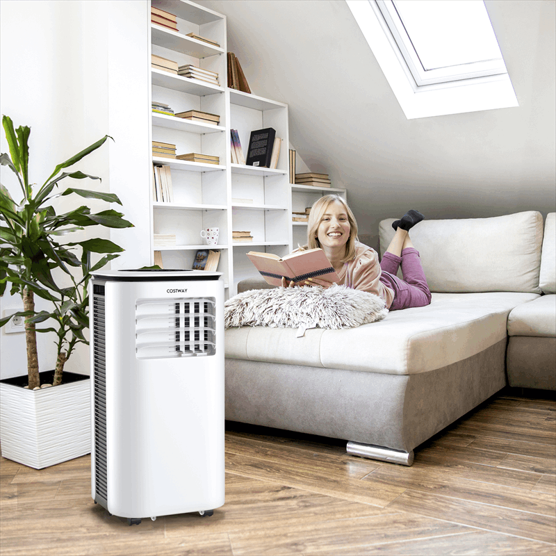 9000 BTU 3-in-1 Portable Air Conditioner with Dehumidifier and Fan