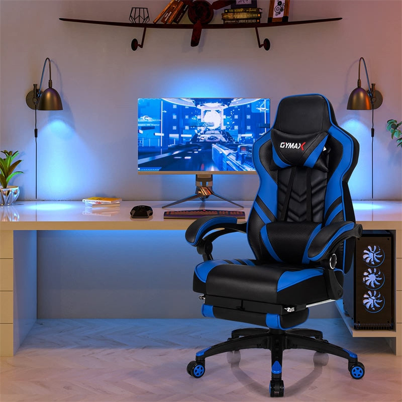 Gaming Chair Ergonomic Office Chair Lumbar Support Racing Style Computer PC  Chair for Adults with Footrest