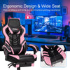Adjustable Gaming Chair Ergonomic High Back Office Chair with Footrest Headrest Lumber Support